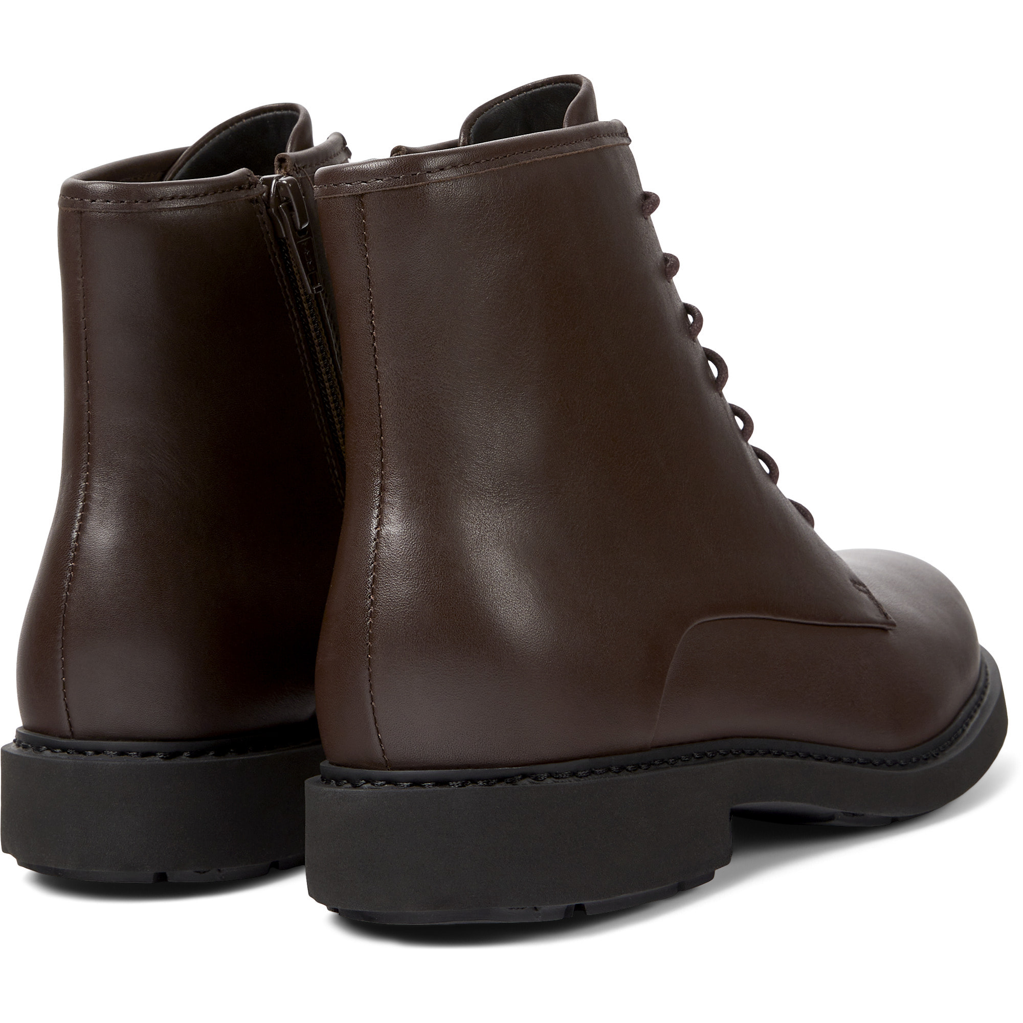 Botines - CAMPER Neuman - Marron - Cuero liso