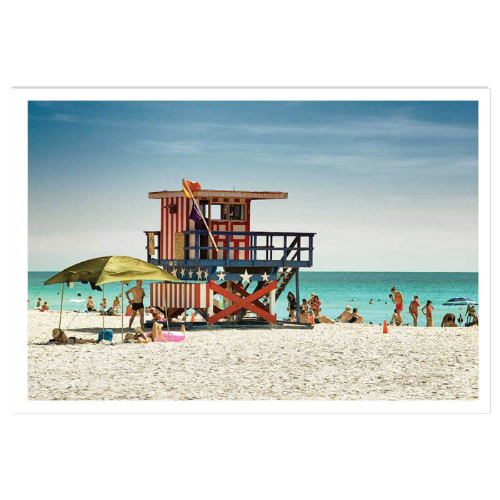 Affiche america south beach Affiche seule