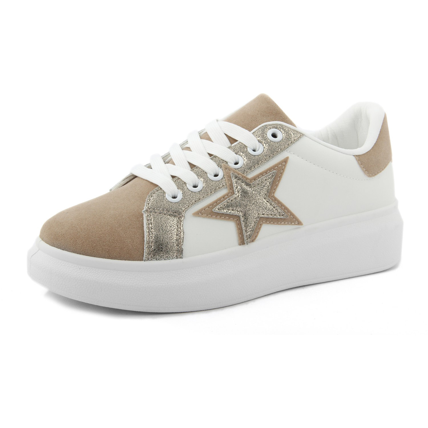 Sneakers Donna colore Beige