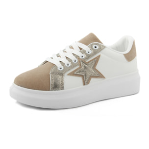 Sneakers Donna colore Beige