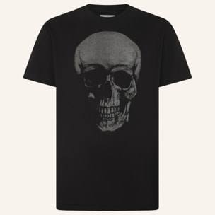 PHILIPP PLEIN Round Neck T-Shirt Glitter Skull
