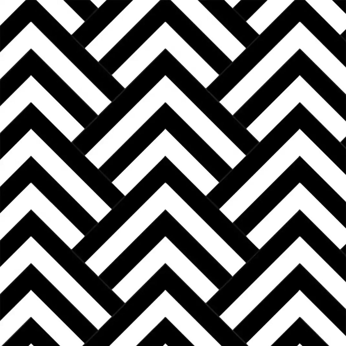 Papier peint graphique zig zag retro Intissé