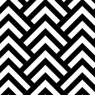 Papier peint graphique zig zag retro Intissé