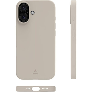 Coque ADEQWAT iPhone 16 magnétique - Beige