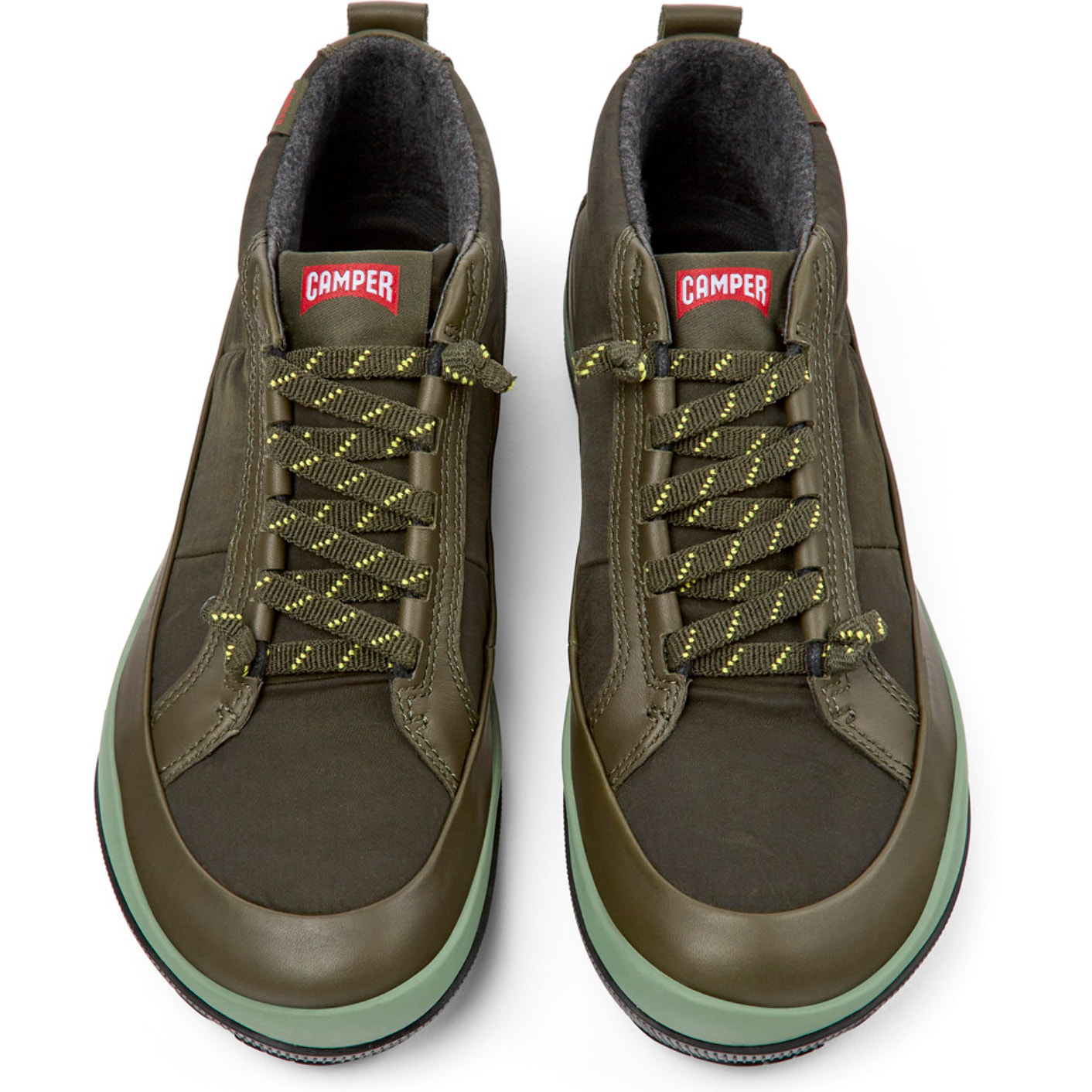 CAMPER Peu Pista GM - Botines Verde Mujer