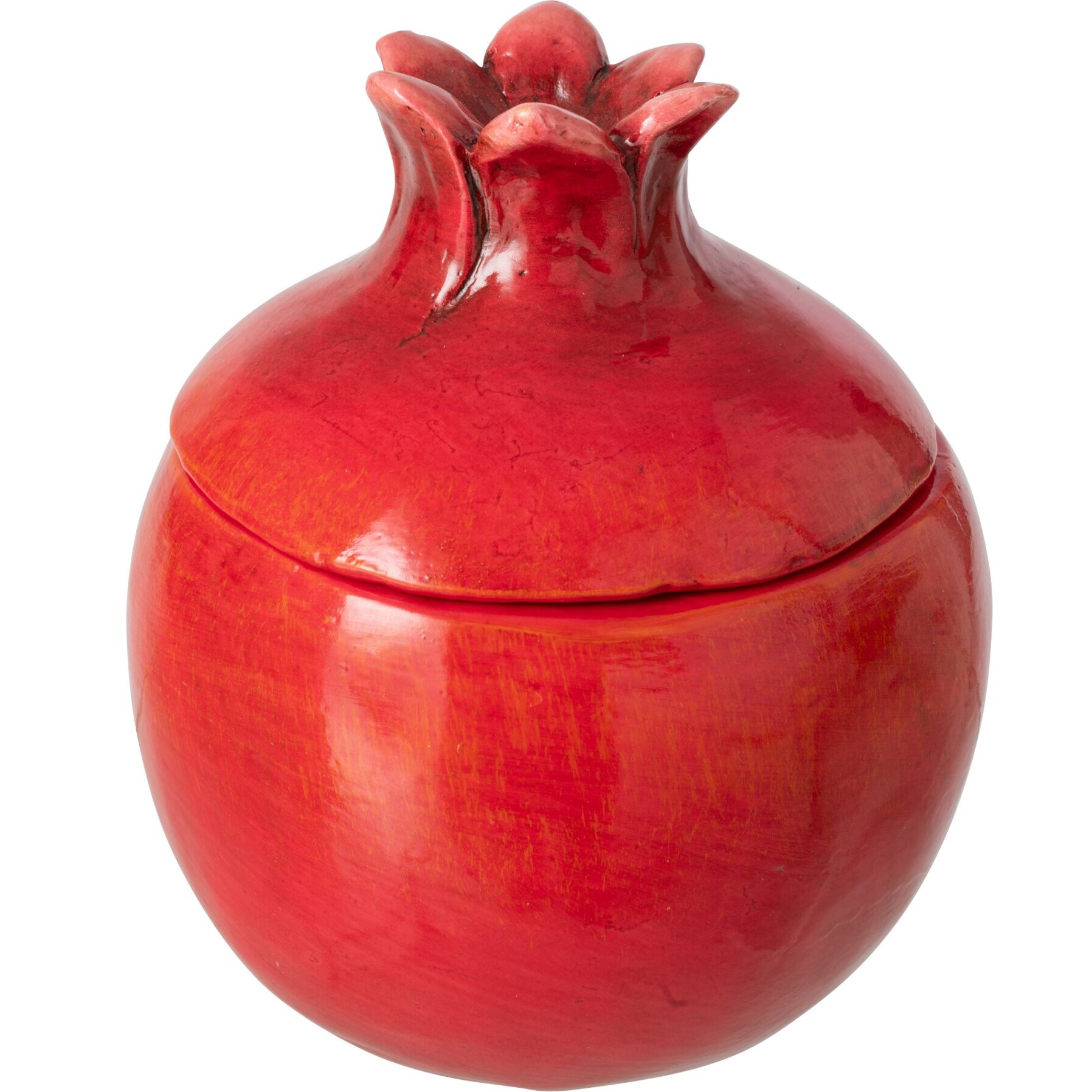 J-Line Pot à  provision grenade - argile - rouge