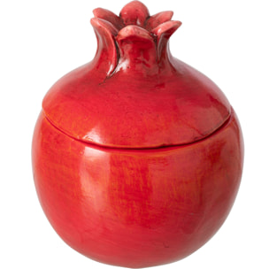 J-Line Pot à  provision grenade - argile - rouge
