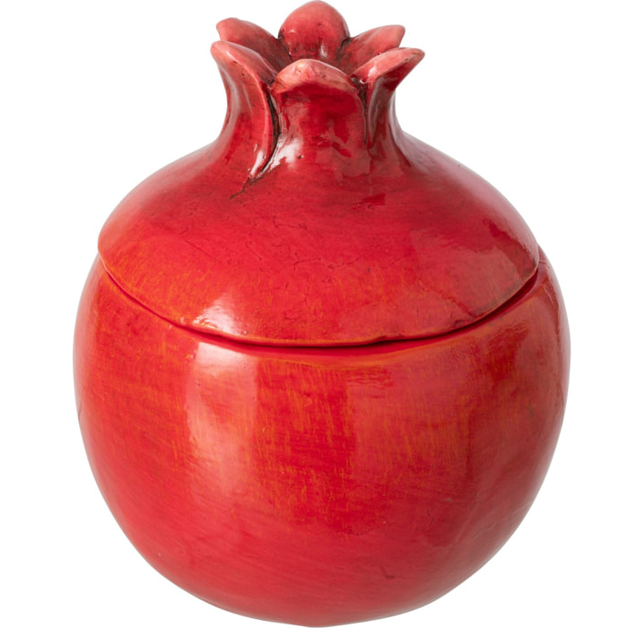 J-Line Pot à  provision grenade - argile - rouge