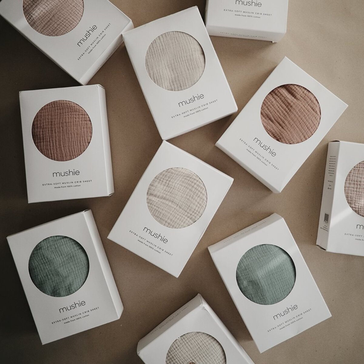 Mushie Sábana Bajera Ajustable M. Solid