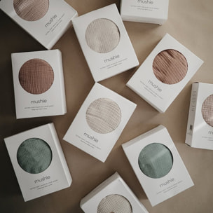 Mushie Sábana Bajera Ajustable M. Solid