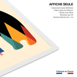 Affiche enfant go home Affiche seule