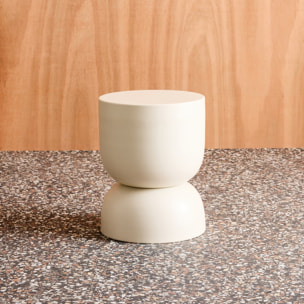 Table d'appoint, bout de canapé, table de chevet métal Ø32 x H42cm MADI