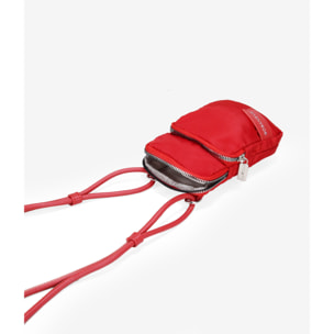 Bolso pequeño rojo para móvil