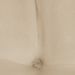 Coussins universels beiges pour bain de soleil - lot de 2