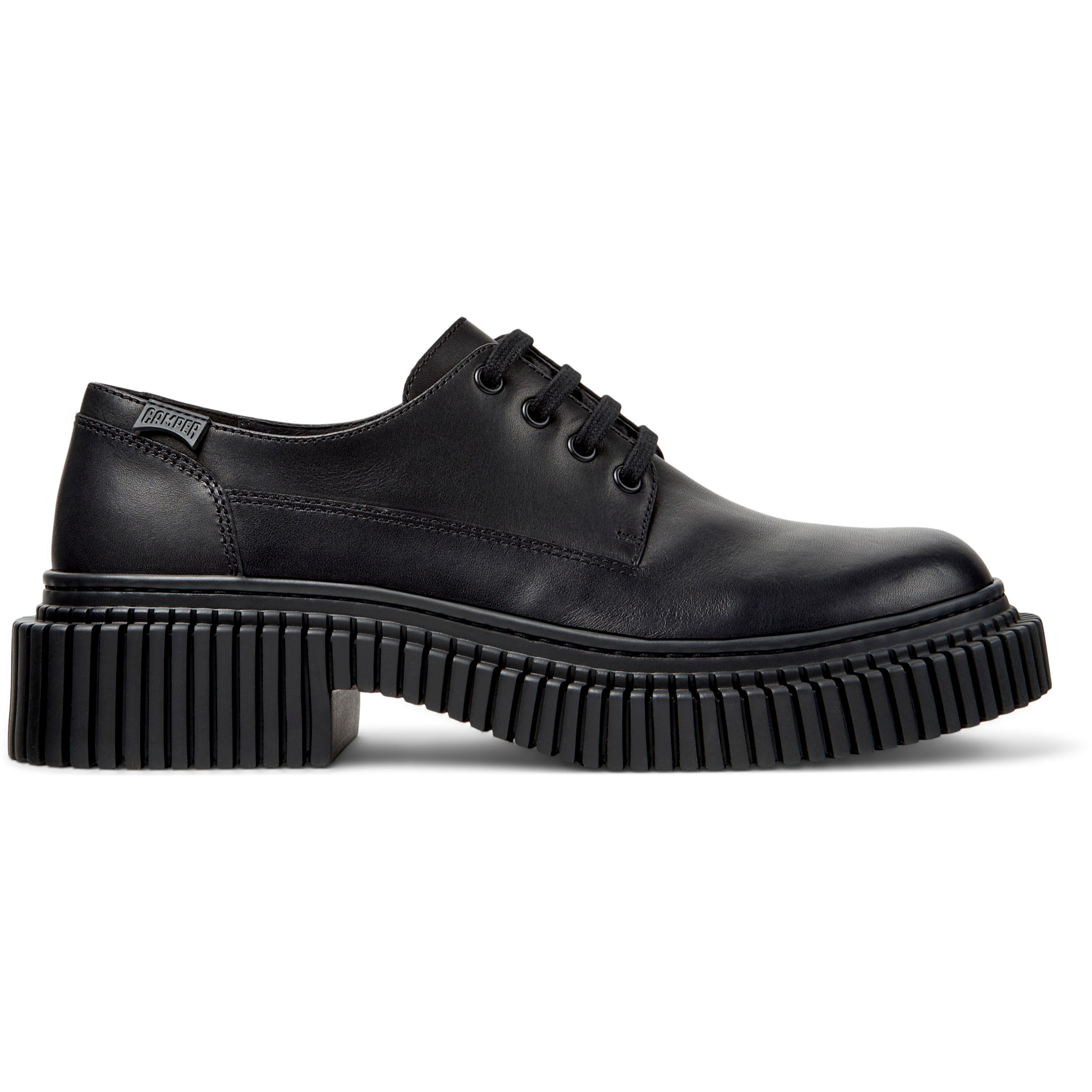 Scarpe stringate - CAMPER Pix Berlin - Nero - Pelle liscia