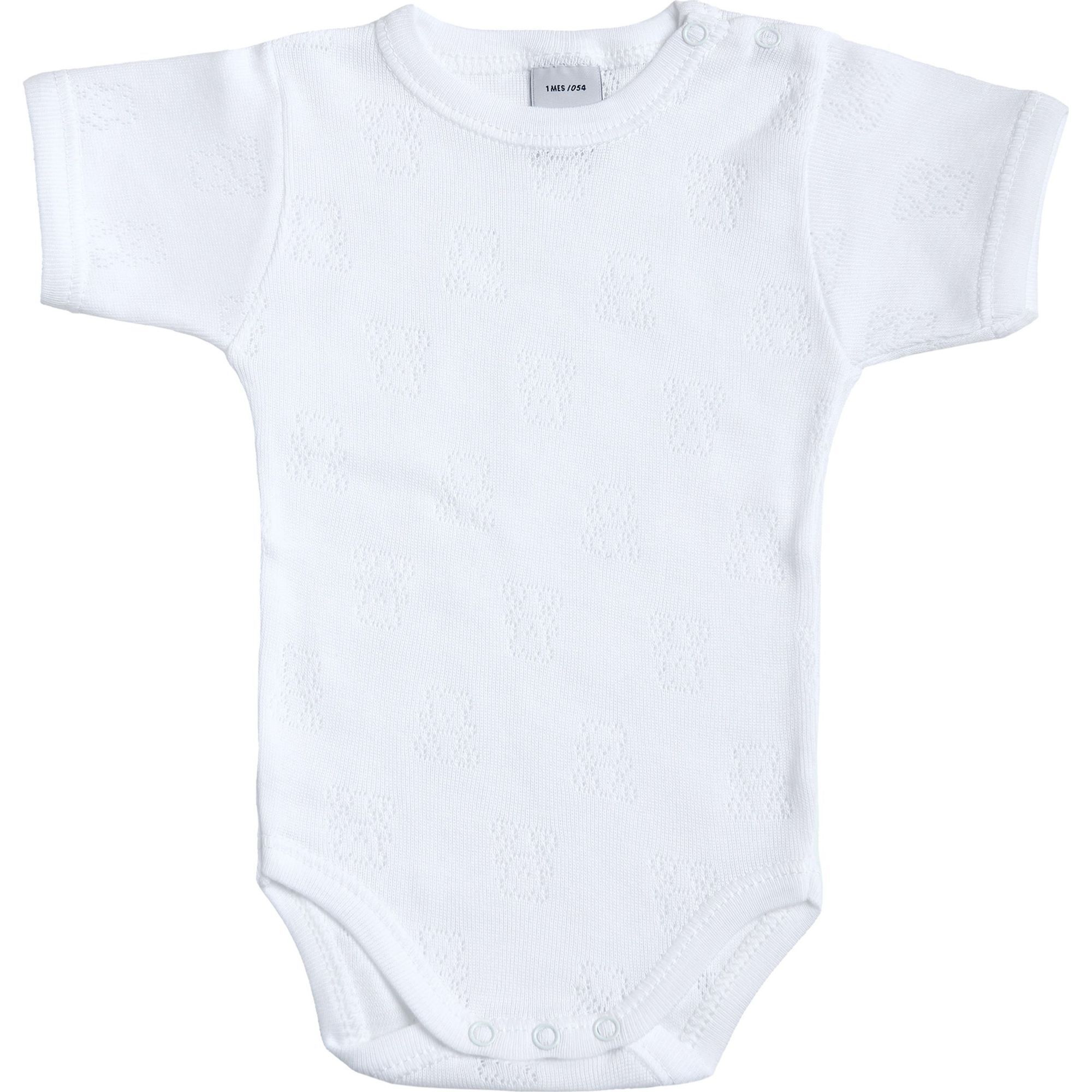 Body bebé manga corta calado ositos