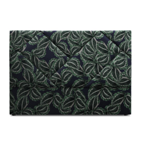 Tête de lit "Alpilles" 180x120cm en velours motif de la jungle