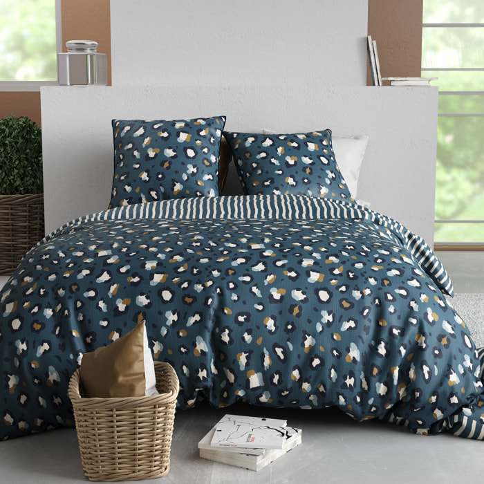 Parure Housse De Couette 3pcs 100% Coton 57 Fils MILOU