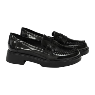 Mocassini con intreccio- tacco 4,5 cm