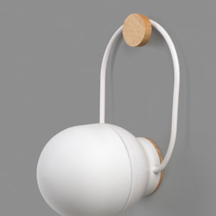 TAKE AWAY Lampe portable blanche