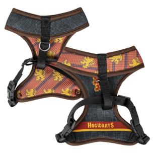Arnés reversible para perros diseño harry potter gryffindor