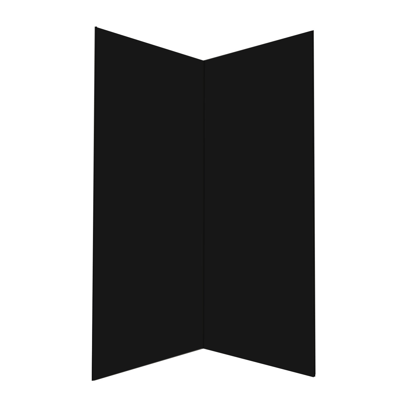 Pack 2 Panneaux Muraux en Aluminium Noir 90x210 cm + Profilés Noir - WALL'IT