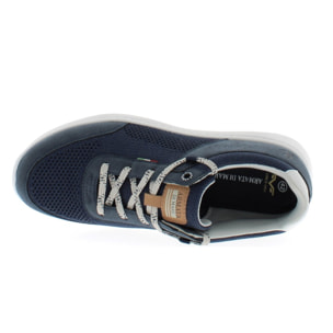 Armata di Mare Scarpe Uomo Sneakers Casual Stringate con Soletta Rimovibile in Memory Foam AMU S25M725 Navy