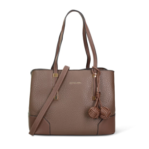 Borsa a spalla da donna - Modello Lysianne - Pelle vegana PU - 26.0 x 20.0 x 13.0 cm