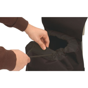 Chariot ROLSER de courses 6 roues saquet LN noir