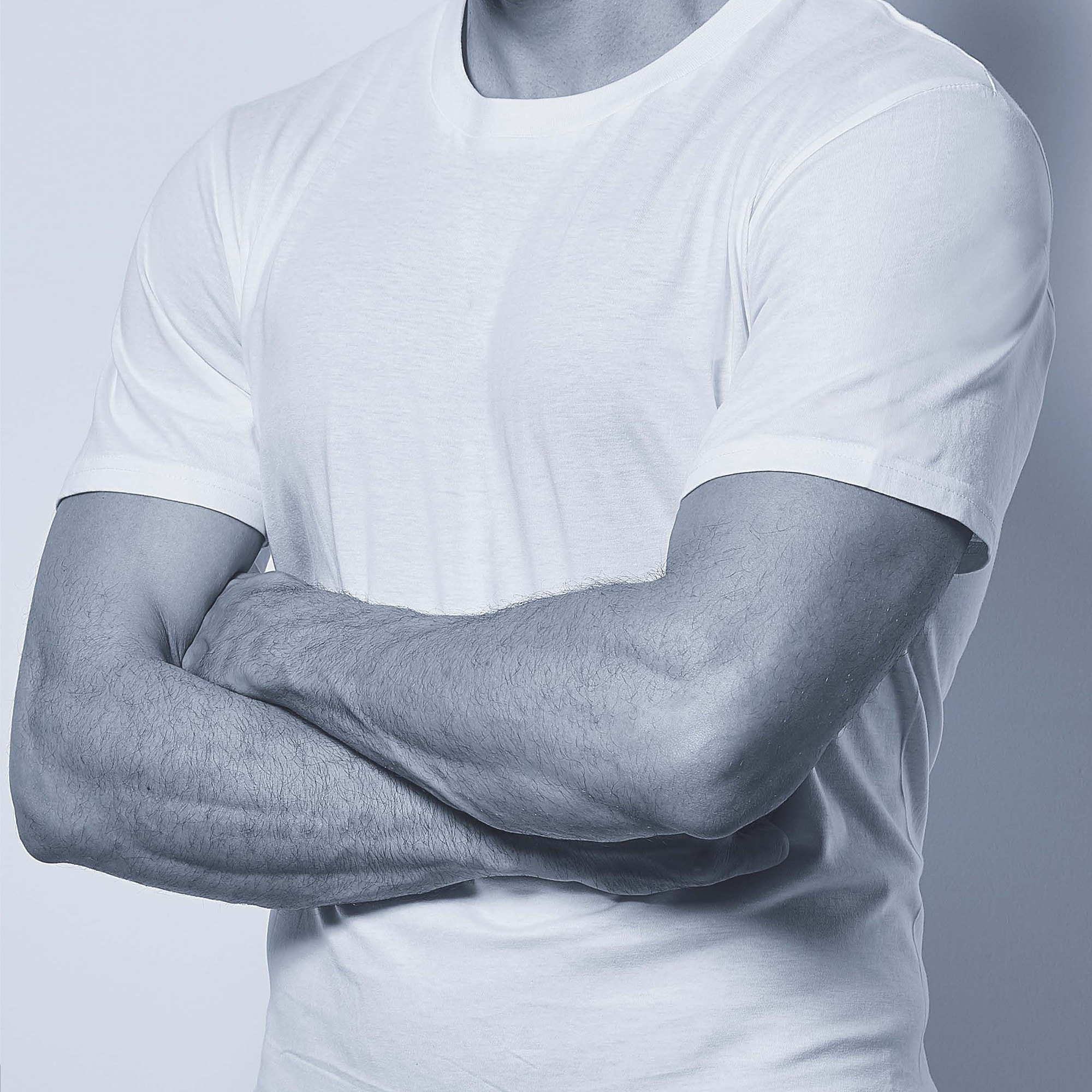 T-shirt in 100% Cotone Navigare Art.813 Conf. 2 pz Girocollo Bianco