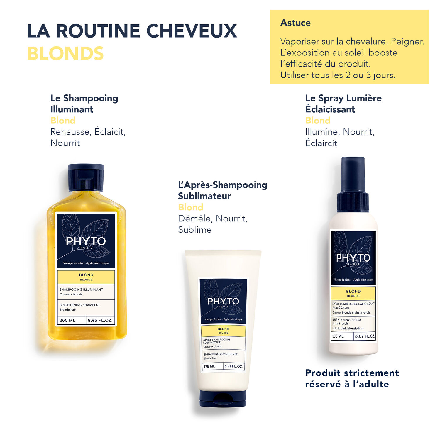 Blond - Spray Lumière Éclaircissant 150 ml