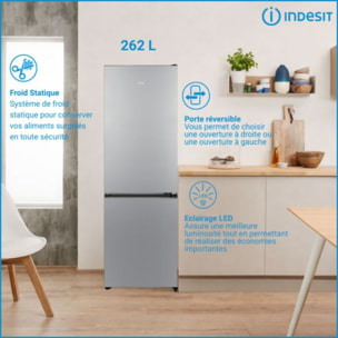 Réfrigérateur combiné INDESIT INKS8261S4E