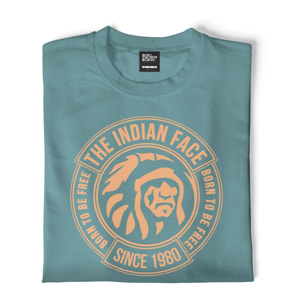 Camisetas The Indian Face Soul Azul Celeste para hombre y para mujer