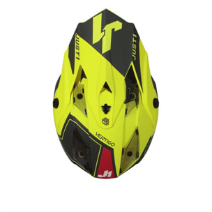 CASCO OFFROAD J18 VERTIGO RED GREY FLUO YELLOW JUST1