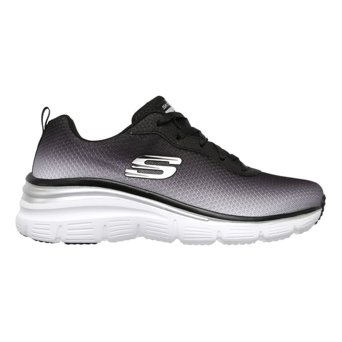 Sneakers Fashion Fit - Build Up - negro y blanco