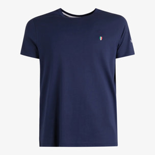 T-shirt Esercito blu in cotone uomo