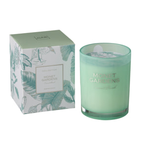 J-Line bougie parfumée Monet Gardens - Coconut Beach - verre - aqua – large – 70H