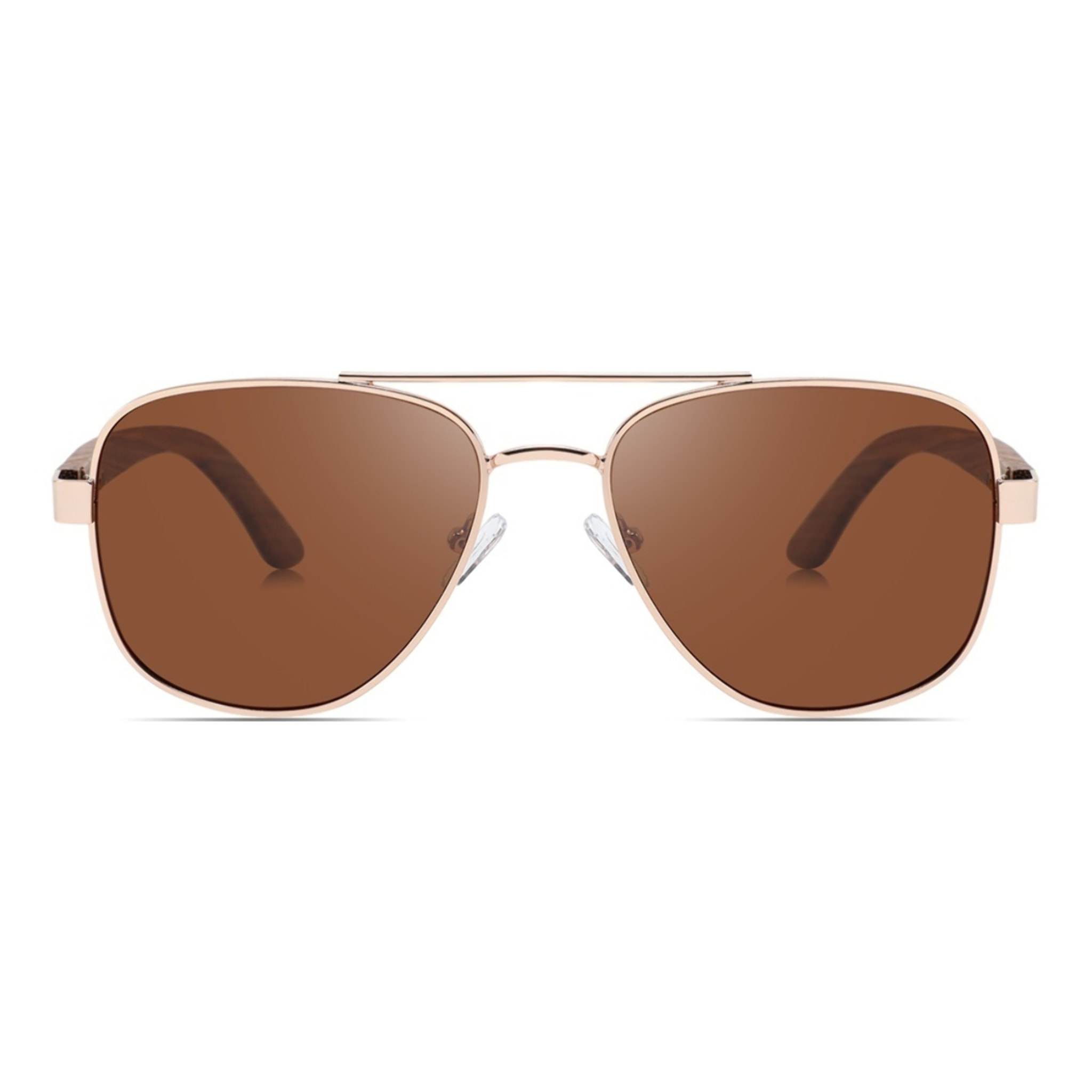 Gafas de Sol Feler 1717-2 Polarizadas de Madera Unisex 57 mm