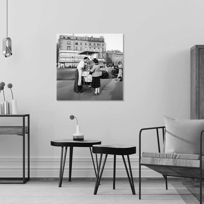Deco photo ancienne de Marseille - Glaces Polos Tableau plexiglas