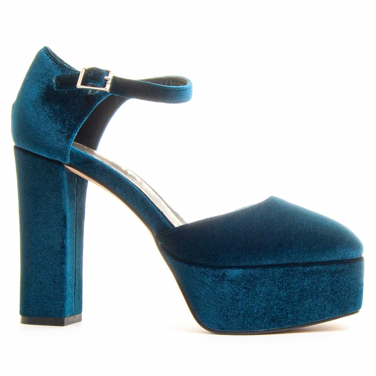 Zapatos de Tacón - Azul - Altura: 10 cm