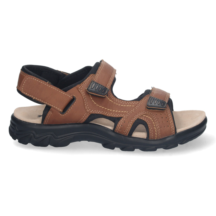 Sandalia Plana con Cierres de cierre autoadherente