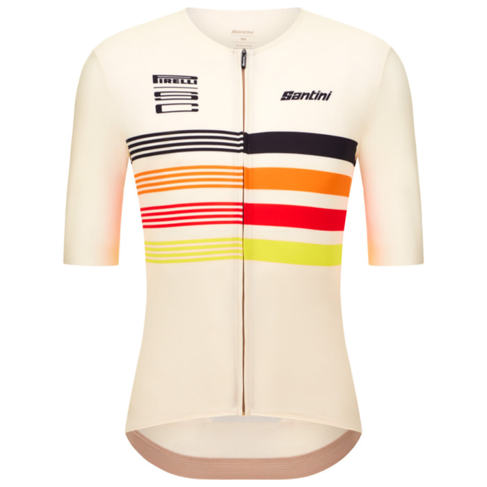 Pirelli Sport Club - Maglia Unisex Tape - Bianco - Unisex