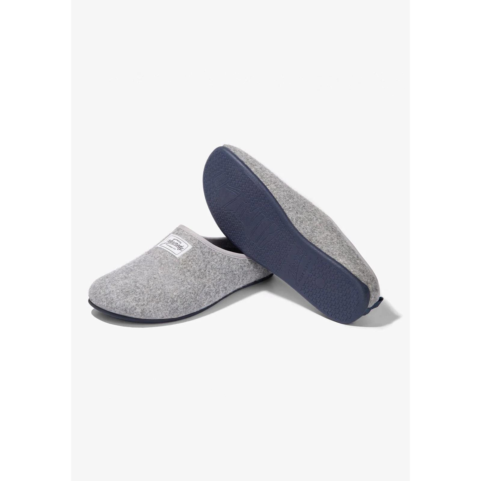 Zapatillas de casa ecológicas en color gris azulado