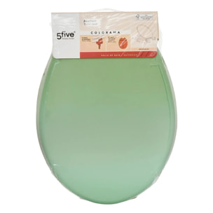 Abattant WC Colorama 36x48cm vert céladon