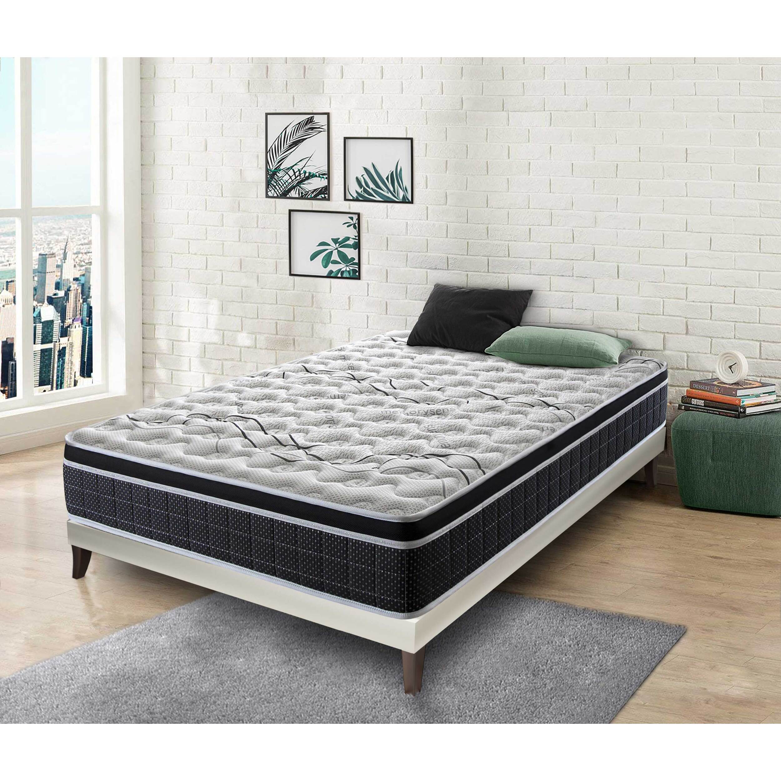 Colchón Viscoelástico HR Memory Carbono de SonnoMattress, Altura 24 cm