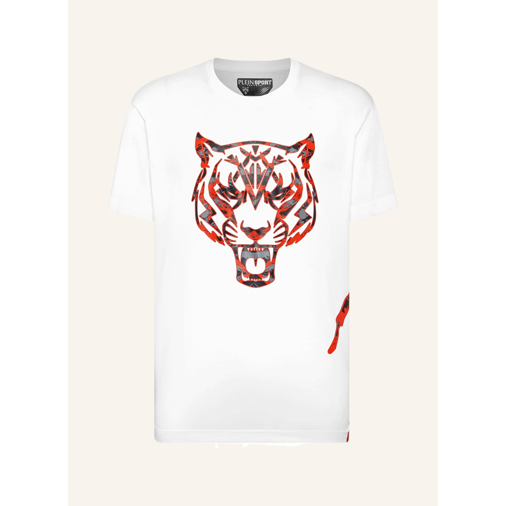 PLEIN SPORT Camiseta cuello pico TIGER