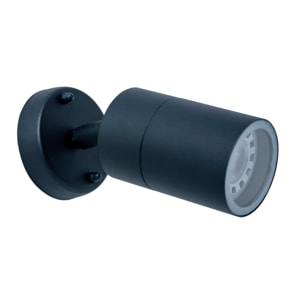 FORLIGHT Pixa Simple alique de uso interior y exterior para bombilla GU10 en color negro