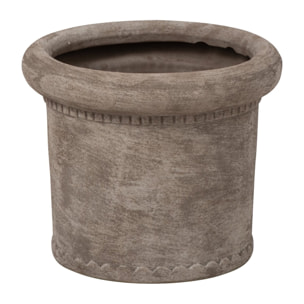 J-Line cache-pot - grès - grège - medium