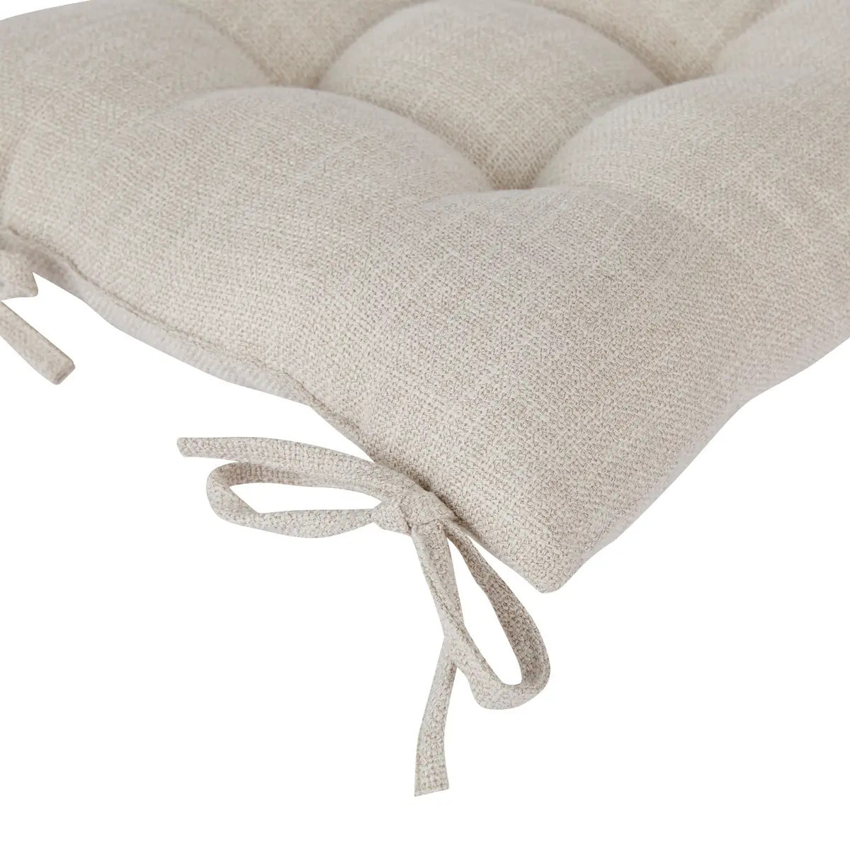 Galette de chaise "Clem" lin 38x38cm
