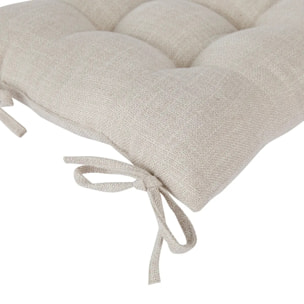 Galette de chaise "Clem" lin 38x38cm